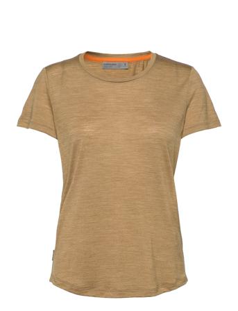 W Sphere Ii Ss Tee T-shirt Top Beige Icebreaker
