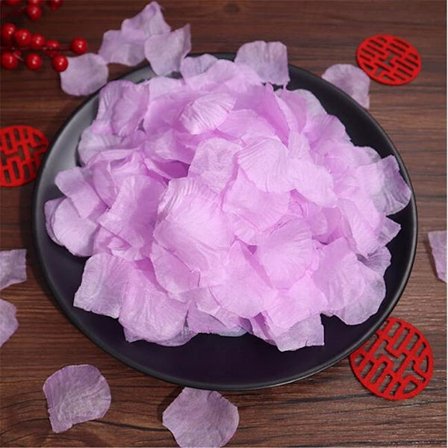 1000 stk. kunstige silkerosenblade til bryllup, hjemmefest, Roma