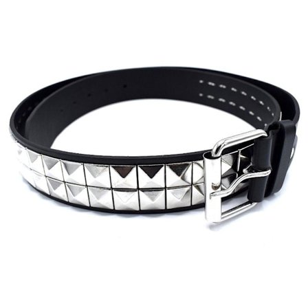 SVART NIT BÆND MED PYRAMID NITAR