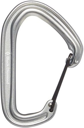 Black Diamond Hotwire Carabiner Light Gray