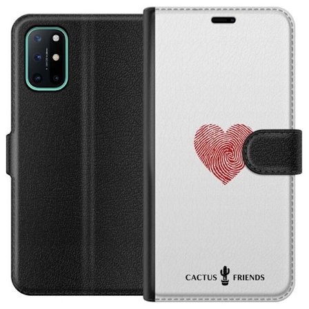Yhteensopiva Lompakkokotelo OnePlus OnePlus 8T Cactus and Friends - Fingerprint Love