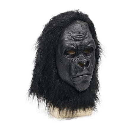 Halloween latex realistisk kostume horror hætte King Kong latex maske