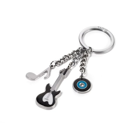 Nyckelring Music Lp-skiva elgitarr