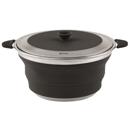 Outwell Collaps Pot With Lid 4.5l cooking equipment Black OneSize