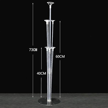 Dekorationer för födelsedagsfest Plastballonger Stativ Bord Flytande ballongstöd Stativ för bröllopsfest Ballongstativ