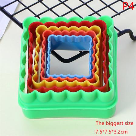1 Set Plast Cookie Ter Form Kex Fondant Diy Kitchen