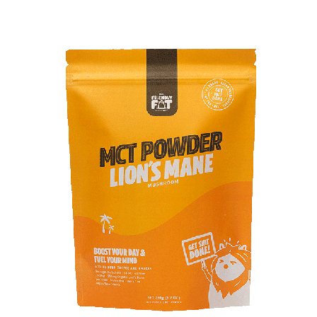 The Friendly Fat Company C8 MCT-pulver Lions Mane Mushroom 260 g