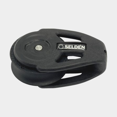Poulie simple Seldén BBB 40, fixe, à roulement à billes, se fixe avec cordage, convient pour cordages Ø6 - 10 mm