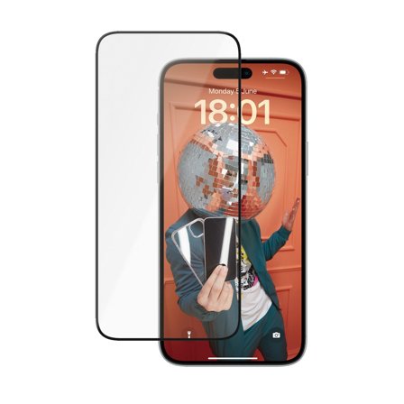 PanzerGlass Ceramic Protection for iPhone 15 Plus | Ultra-Wide Fit w. EasyAlignerr