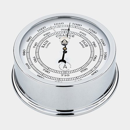 Barometer Autonautic Atlantic B95C, Ø70/95 mm, chromed brass