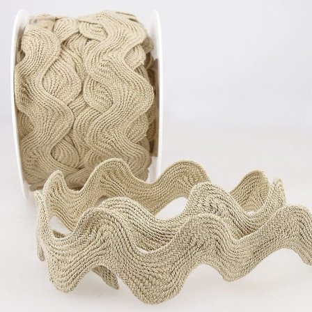 35mm Stephanoise Ric Rac -nauha Pellava - metrihinta