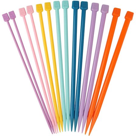 25 cm Straight Strikkepinde til Børn og Voksne Begyndere, 7