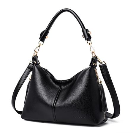 Ladies Multi Pocket Handväska Dragkedja Crossbody-väskor