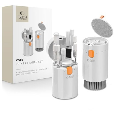 Tech-Protect 20in1 Rengöringsset För Telefon/Hörlurar/Surfplatta/Laptop