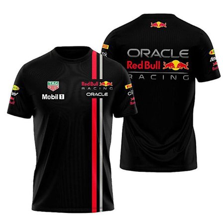 F1 Racing Motorcykel Kortærmet, Hurtigtørrende Rundhals Kortærmet T-shirt