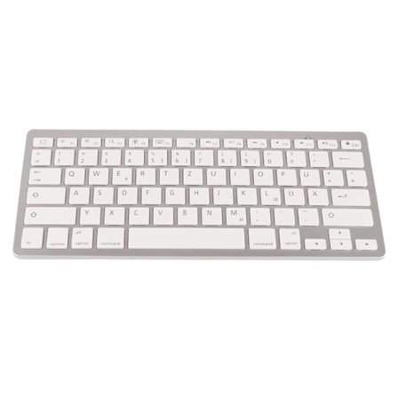 Trådlöst tangentbord portabelt universellt slim tyst trådlöst Bluetooth tyskt tangentbord för IOS för Android för Windows
