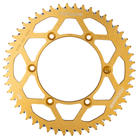 Bakdrev Proworks Aluminium Gul - Suzuki RM 250 1982-2010