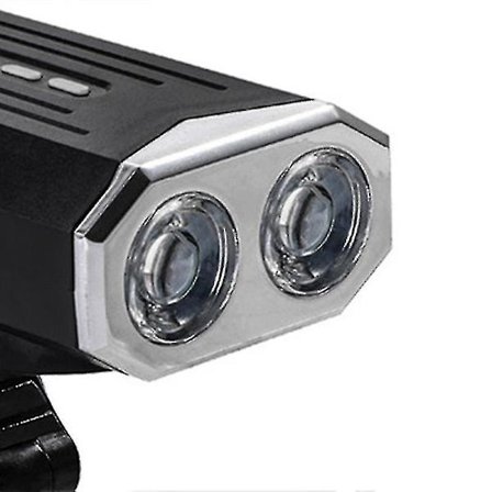 Strålkastare 1000lm Led Pannlampa Horn Cykeltillbehör, blå