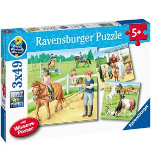 Ravensburger A Day at the Stables Puzzle 4 - 6 years - Puzzles - 4 - 6 years - Blue