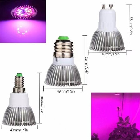 110V-265v fuldspektrum plantelys