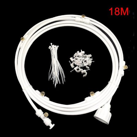 Utomhus Dimsystem för Kylning av Växthus, Trädgård, Patio, Bevattning, 6M-18M