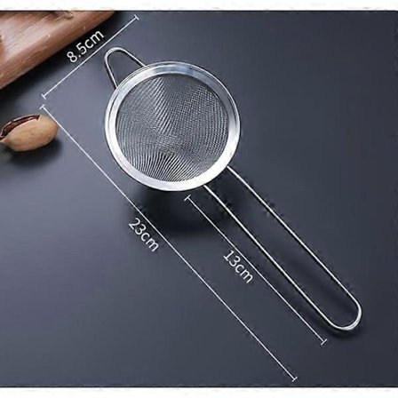 3-pakning te-sil i rustfritt stål, konisk matsil, netting, sølv