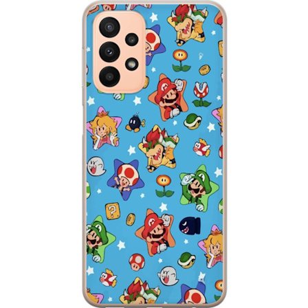 Yhteensopiva Puhelinkuori Samsung Galaxy A23 Nintendo Mario Kuvio Switch Peli