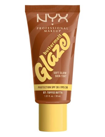 NYX Professional Makeup Nyx Professional Makeup Buttermelt Glaze Skin Tint Spf30 Foundation 08 Nutmeg Butta 30 Ml - 30 ML