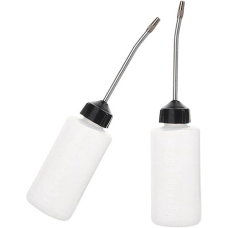 Symaskinoljedispenser 120ml med presisjonsmetallmunnstykke 19cm for broderimaskiner spoler turbiner kabler apparater industriell bilindustri