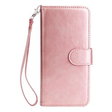 Dubbelt Plånboksfodral För Iphone Xs Max Från Leman Roséguld