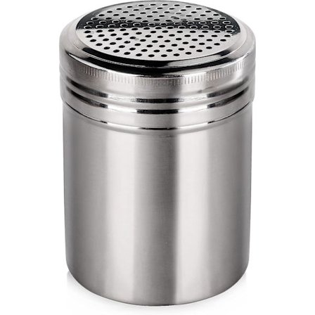 Saltströare i rostfritt stål för salt, socker, kryddor och peppar