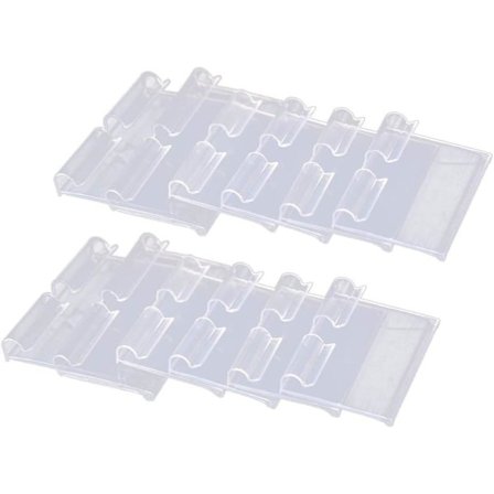 30 stk. Prislabelholder Klar Plastik Pris Tag Label Kort Produkt Skilt Display Holder