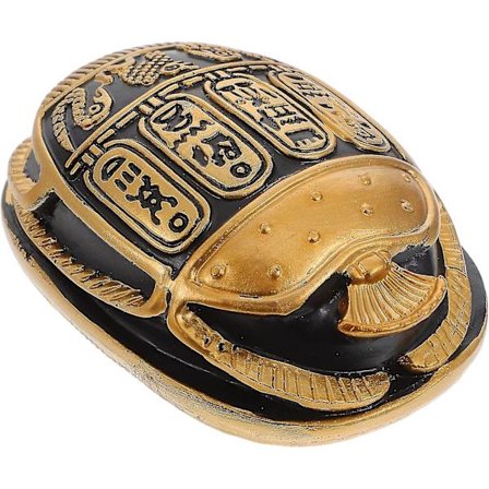 Egyptisk Scarab Bille - Antik Egyptisk Bille Insekt Dukke Skrivebords Dekoration