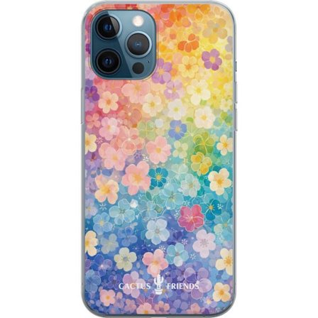 Kompatibel Mobilcover til Apple Apple iPhone 12 Pro Cactus and Friends – RainbowBloom