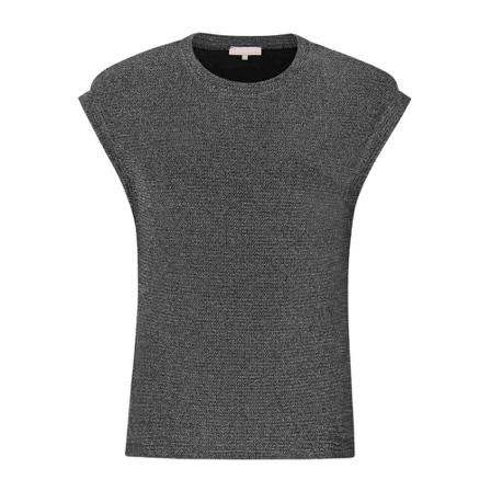 Soft Rebels SRMilda SS Top , Zwart , Dames , Maat: M