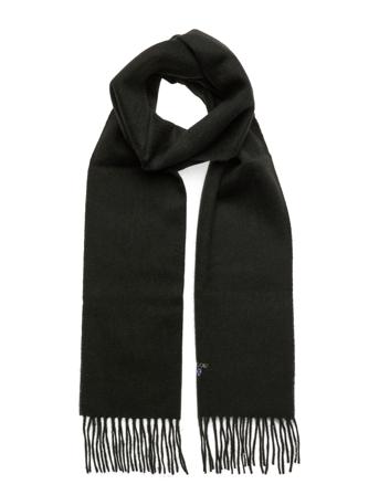 Plain Lambswool Scarf Accessories Scarves Winter Scarves Sort Barbour