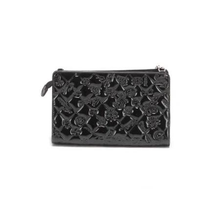 Chanel Vintage Pre-owned Läder handvskor svart, Dam Vintage Väskor, Dam, Storlek: ONE SIZE