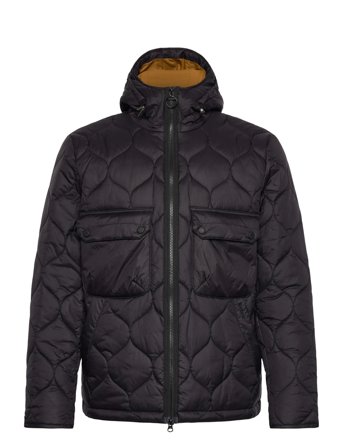 Barbour Barbour Re-Engineered Hooded Spey Quilted Jacket - Black - L