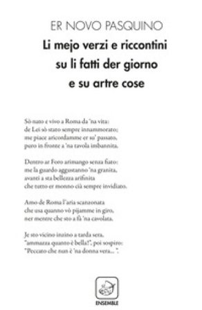 Li mejo verzi e riccontini su li fatti der giorno e su artre cose Er novo Pasquino