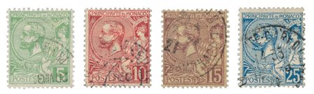 Monaco YT 22-25 - Stemplet