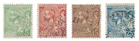 Monaco YT 22-25 - Stemplet