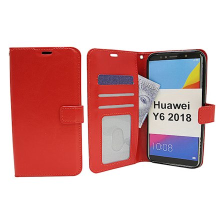 Crazy Horse Wallet Huawei Y6 2018