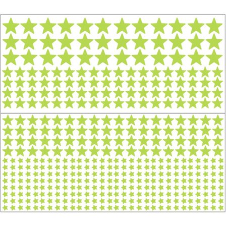 Stjärnor, Självlysande stjärnor för tak - Självlysande väggdekaler med stjärnor