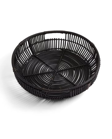 Lexington Rund rottingbricka, svart