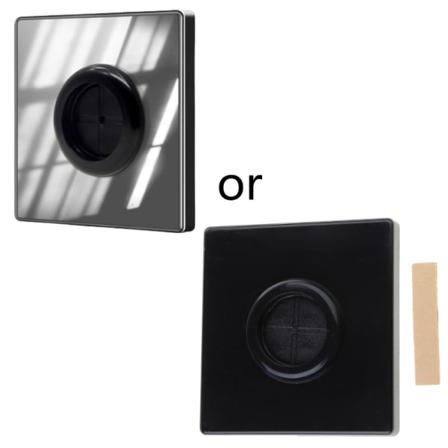 Kabeluttag med gummikudde Vägg Tom panel med utloppshål Dekorativ kabel-organisator självhäftande panel för utloppshål 7