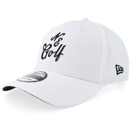 New Era - Vit adjustable Keps - " 9SEVENTY White Adjustable" @ Hatstore