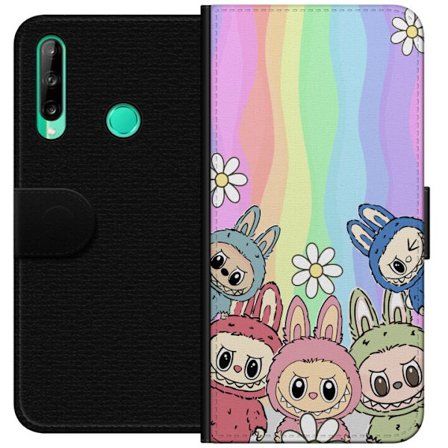 Kompatibelt Plånboksfodral till Huawei Huawei P40 lite E Regnbage
