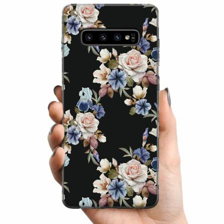 Samsung Galaxy S10 Tpu Mobilskal Floral