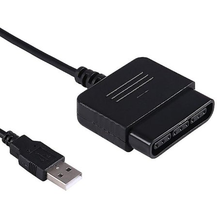 Playstation 2 till USB-kontrolleradapter för Playstation 3 och PC-konverterkabel för användning med PS2 till PS3-spelkonverter