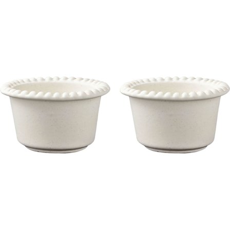 Potteryjo Daria 12 cm serveringsskål 2 stk, cotton white | KitchenOne